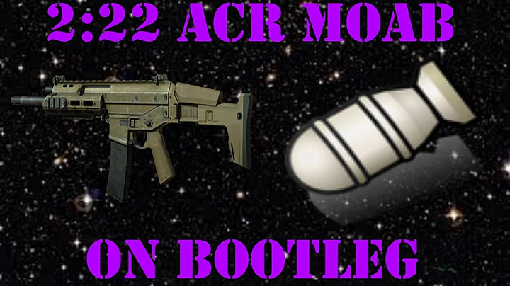 MW3: Fast 2:22 ACR MOAB on Bootleg! | New Fastest MOAB!