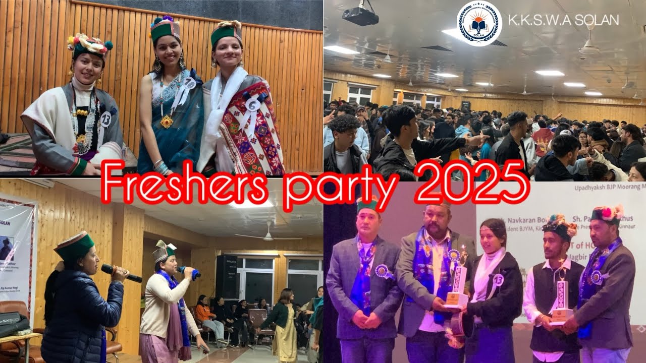 Freshers Party & negi function || 2025|| KKSWA SOLAN ❤️