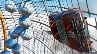 WreckFest - NextCarGame 2.0 Update Car CANNON + Christmas Santa Throwing! | SLAPTrain screenshot 5