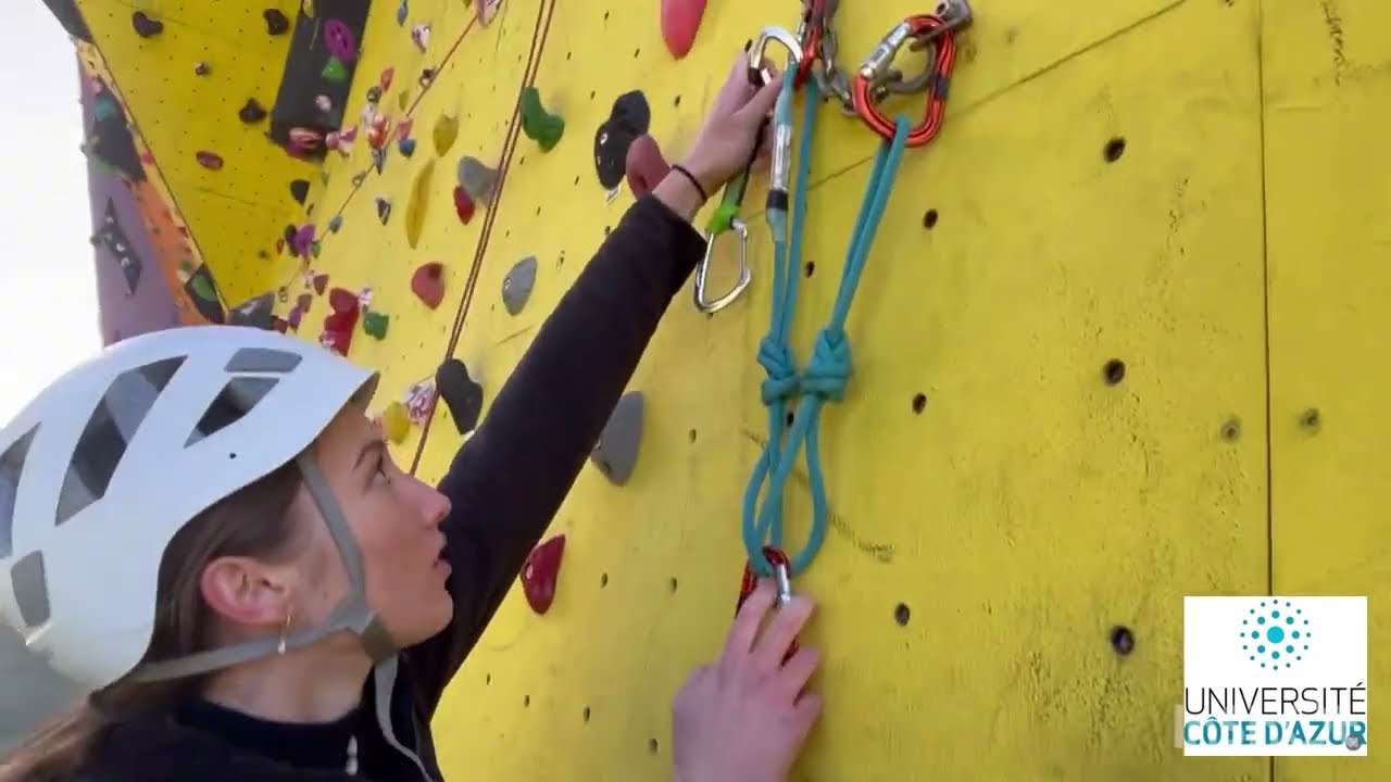 Manip grande voie Escalade