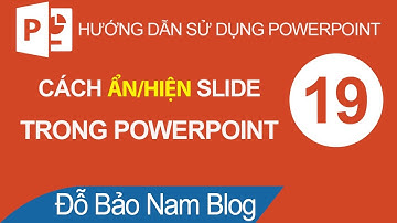 Cách ẩn slide trong Powerpoint để ko hiển thị slide khi trình chiếu