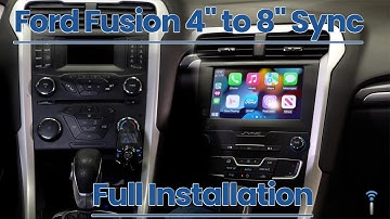 2013-2020 Ford Fusion 4" to 8" Sync 3 Touchscreen Upgrade - Infotainment.com