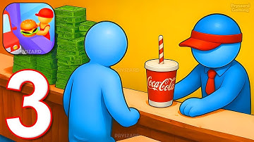 Burger Please! - Gameplay Walkthrough Part 3 - Be the Burger King (iOS, Android)