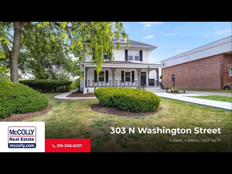 303 N Washington Street, Hebron, IN home video tour