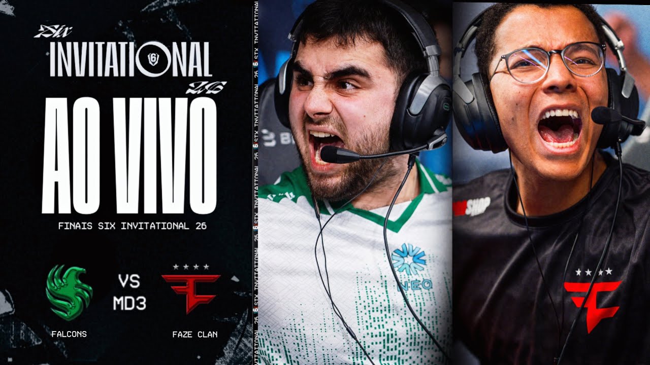 FAZE CLAN vs TEAM FALCONS  - PLAYOFFS SIX INVITATIONAL PARIS 2026!