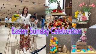 A day in my life | Easter Sunday | God has risen | Easter egg hunting | Free buffet lunch