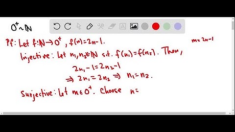 Prove. The set of odd positive integers is countably infinite.