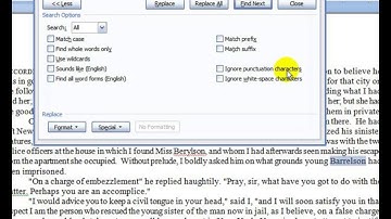Word 2007 Lesson 17 Find and Replace