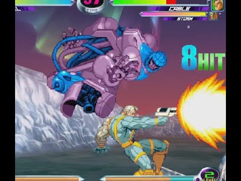 MvC2: Josh 360 - Cable Midscreen Grenade FS Combo to Crossup HK to FS Combo