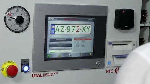 SFS - NFC Secure Number Plate Embossing Press