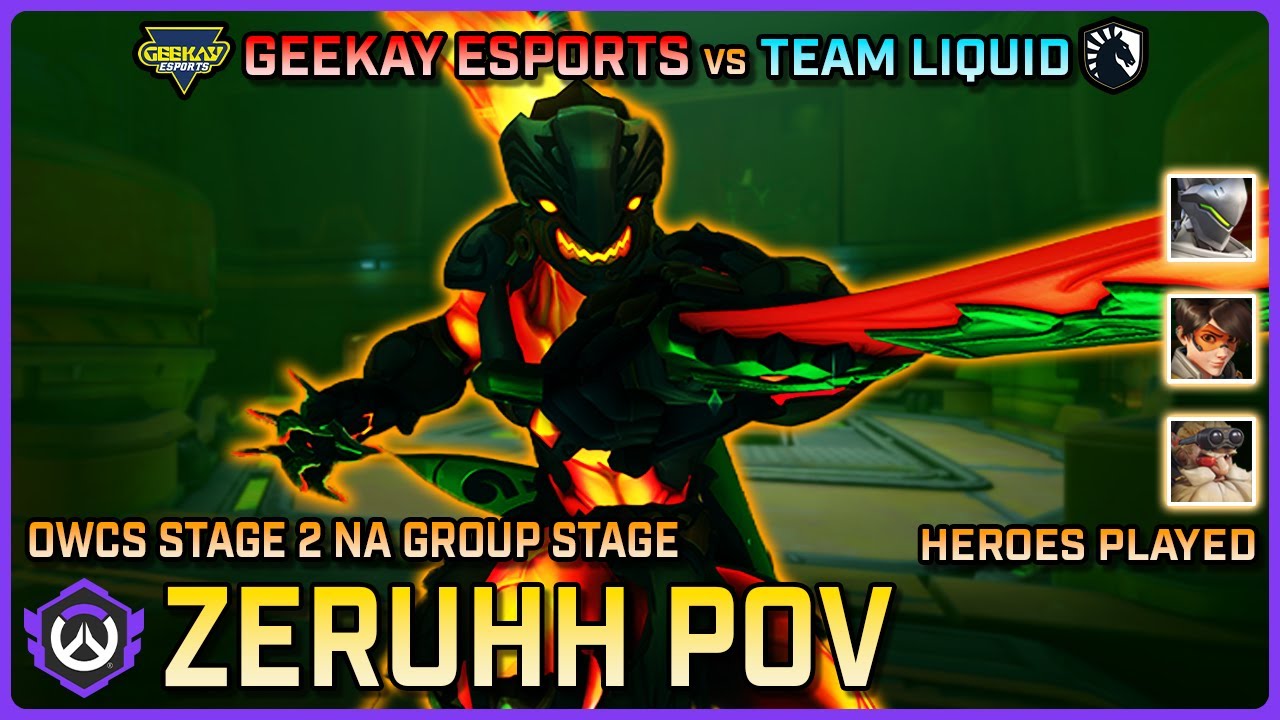 [ Zeruhh ] Geekay Esports vs Team Liquid | Round Robin | OWCS NA Stage 2