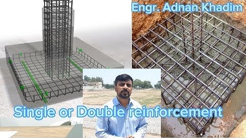 Single or Double reinforcement (Jaali) in Isolated Column Footing ?
