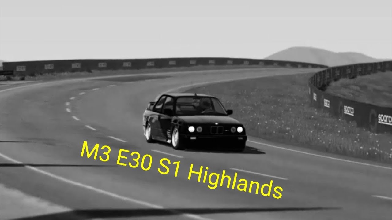 Assetto Corsa - BMW M3 E30 S1 - Highlands Drift 2:24.866 PB - Hotlap ...