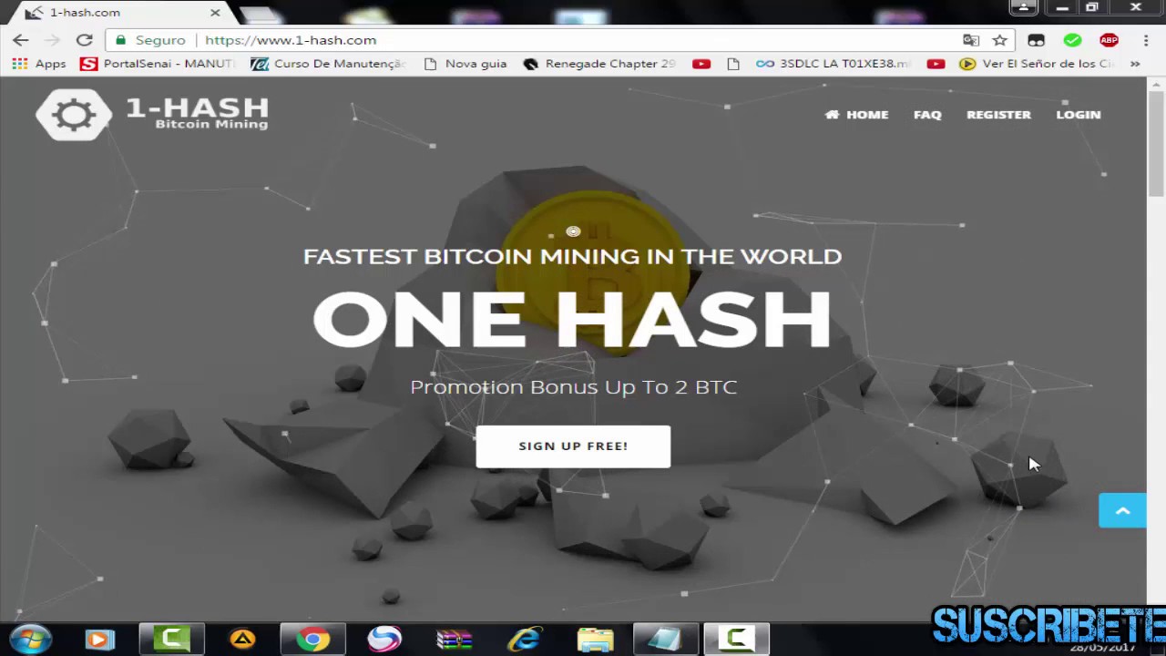 Gana bitcoin gratis minerando 0.005 BTC gratis