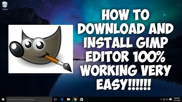 HOW TO DOWNLOAD AND INSTALL GIMP EDITING SOFTWARE IN PC   LATEST VERSION 2.10.14