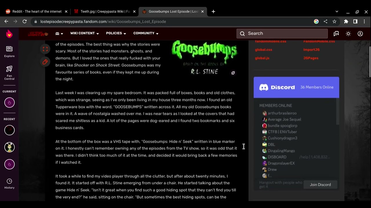 Goosebumps Lost Episode