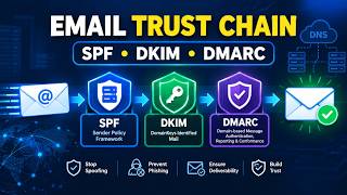 Email Trust Chain Explained: SPF, DKIM & DMARC | How Email Authentication Really Works