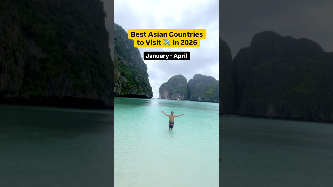 Best Asian Countries to visit in 2026 ✈️😍 #travel #southeastasia