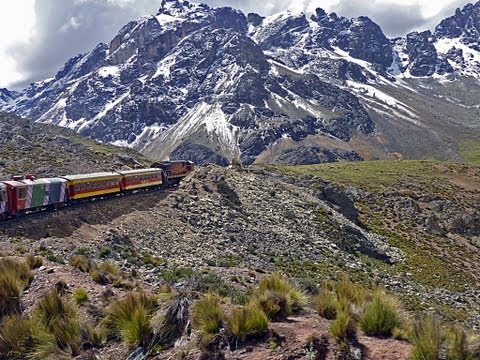 Train Lima to Huancayo: Central Andean Railway of Peru (Second highest train in the world)