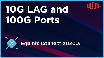 10G LAG and 100G Ports in Equinix Connect 2020.3