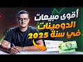 أقوى مبيعات الدومينات في سنة 2025 بملايين الدولارات 