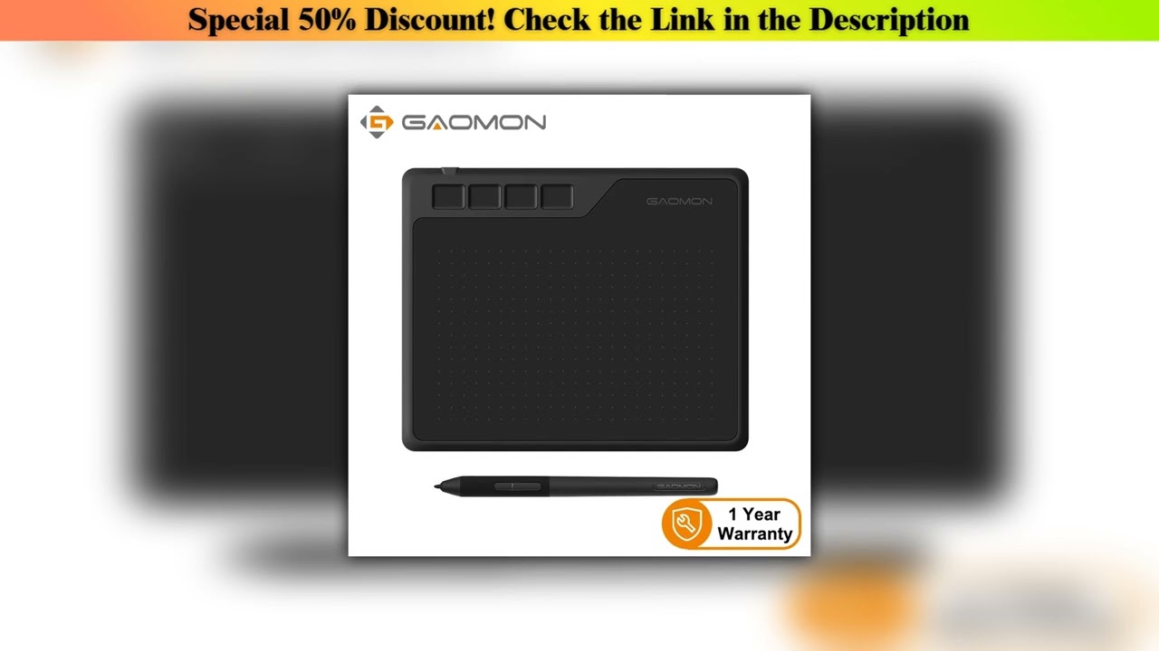 Editor’s Choice 6.5x4 Inch GAOMON S620 Graphics Tablet Portablet Art Writing Board Easy Android Pho