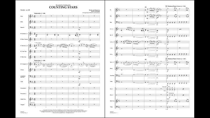 Counting Stars by Ryan Tedder/arr. Robert Longfield