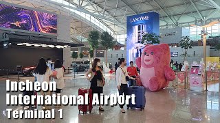 Seoul Incheon International Airport Terminal 1 in South Korea | 4K Walking Tour ICN Airport