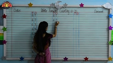 PRE PREP MATHS FORWARD COUNTING 61 TO 70