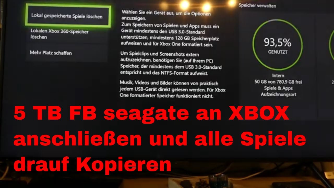 Phrase Täter Glanz xbox one spiel auf festplatte kopieren andere