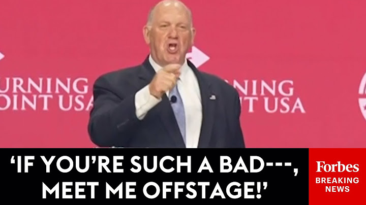BREAKING NEWS: Tom Homan Issues Savage Dare To Heckler Interrupting Him: 'He Ain't Got The Balls!'