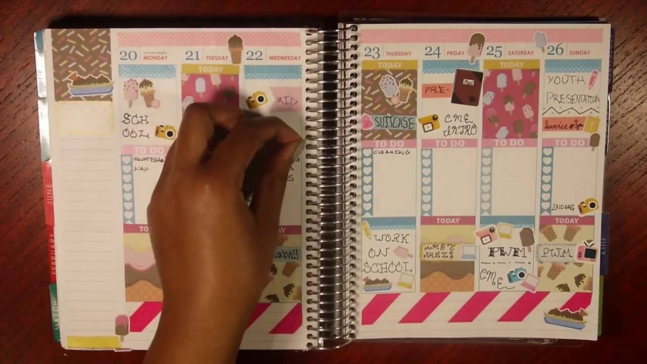 Plan with Me #37: Ice Cream ft. Oh Hello Stationery Co