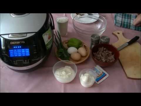Видео рецепт пирог с мясом в мультиварке