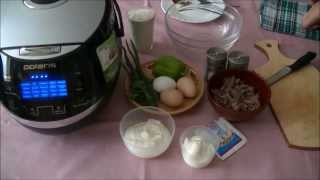 Домашние видео рецепты - заливной пирог с мясом в мультиварке Домашние видео рецепты - заливной пирог с мясом в мультиварке