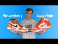 СРАВНИВАЕМ AIR JORDAN 1 и NIKE DUNK // ВСЕ ОТЛИЧИЯ МЕЖДУ AIR JORDAN 1 и NIKE DUNK