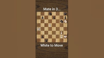 Mate in 3 !!! 💀 Can u Explain❔ Chess Puzzle ♟️