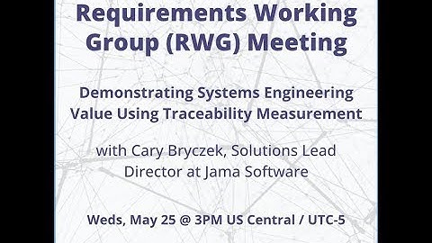 Demonstrating SE Value Using Traceability Measurement