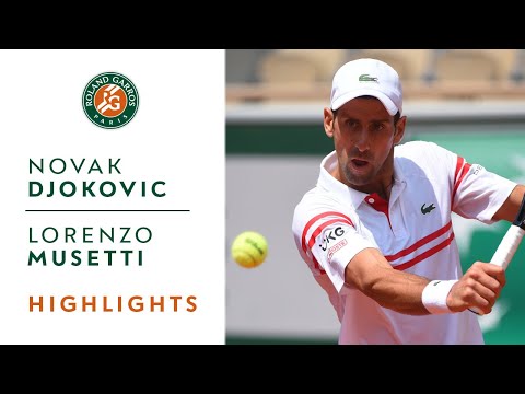 Novak Djokovic sofre, mas vence de virada Lorenzo Museti em Roland Garros -  Portal Ternura FM