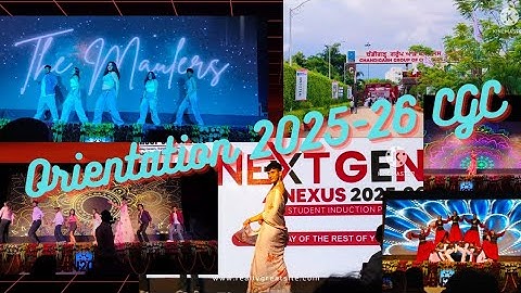 Freshers at CGC Jhanjeri  😍| Full Orientation Day Tour 2025 #cgcjhanjeri