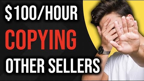 Make $100/Hour Copying Other Amazon Sellers | Amazon FBA Online Arbitrage