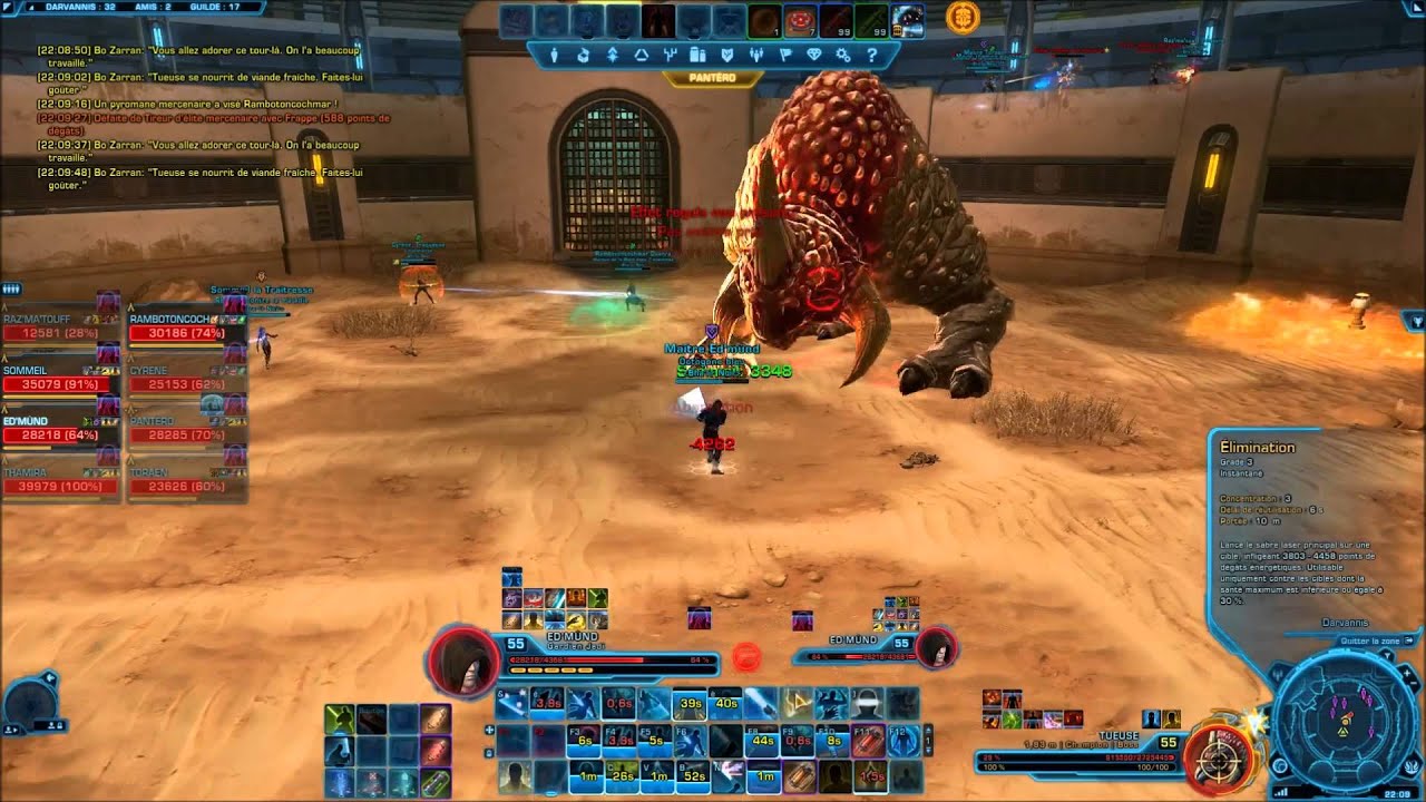 [SWTOR] : Elysium - DARVANIS Nightmare(Master) Third Boss TANK POV