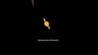 Planet Saturn and its Visible Ring | Real video of planet saturn