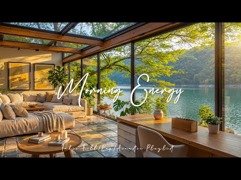 Cover Morning Energy - Acoustic Guitar Tunes for Study, Work & Peace