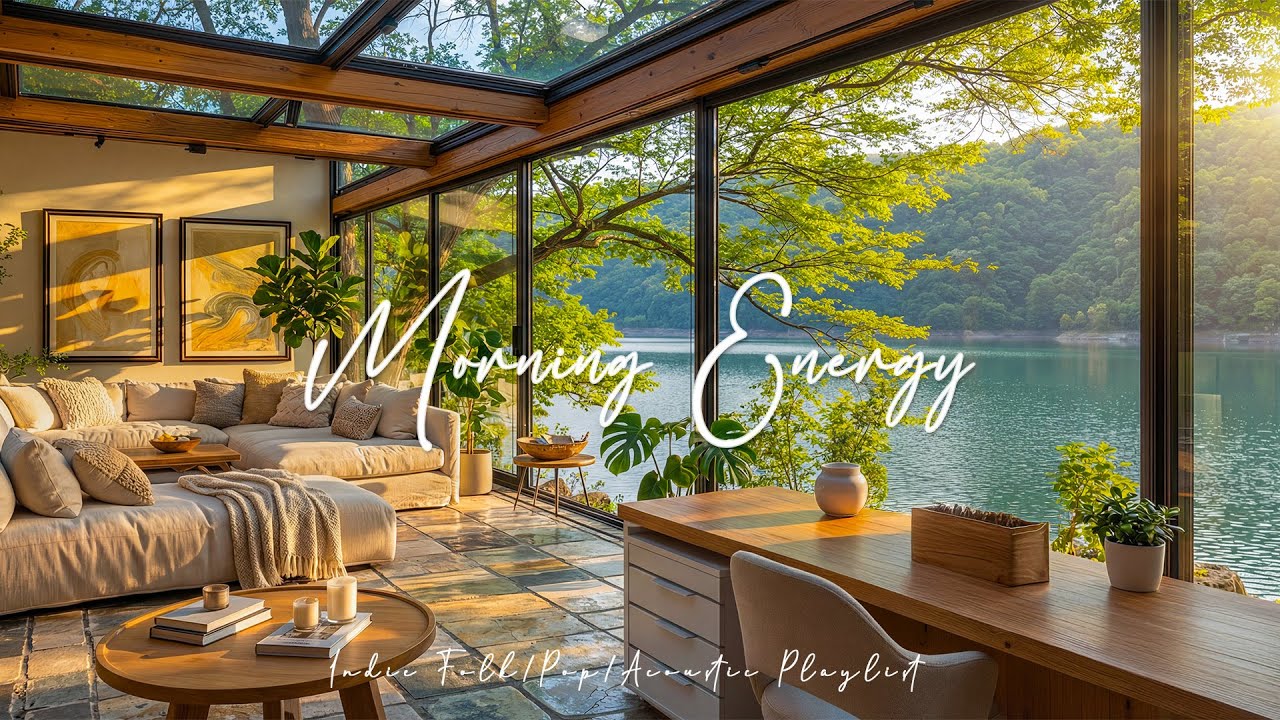Cover Morning Energy - Acoustic Guitar Tunes for Study, Work & Peace