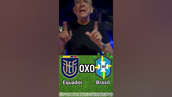 GALVÃO BUENO SOBRE EMPATE ENTRE BRASIL E EQUADOR
