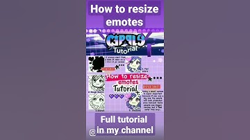 How to resize emotes in Procreate (they won
