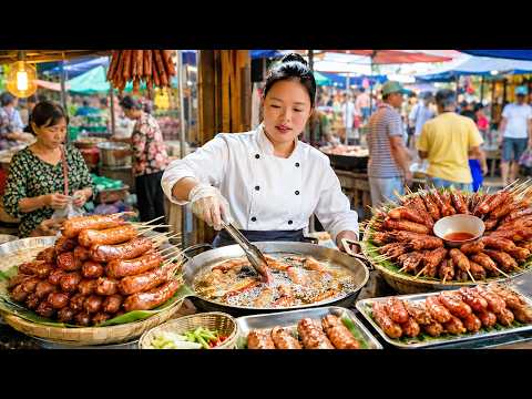 My Homemade Grilled Sausages Drew Huge Crowds At The Market | Trieu Mai Huong