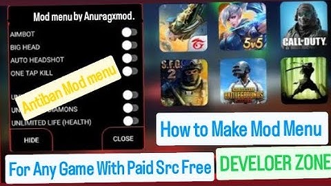 HOW TO MAKE FREE FIRE LOADER MOD MENU💀 |MAKING OF MOD MENU ☠️| NEW OB50 MOD MENUWITH NEW SRC | 