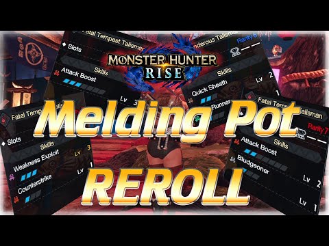MHRise | How to REROLL Melds - Get God Charms FAST | Monster Hunter Rise Guide モンハンライズ