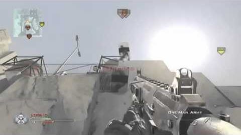HOLY CRAP! Mw2 4 in 1 Throwing Knife Multi Kill!